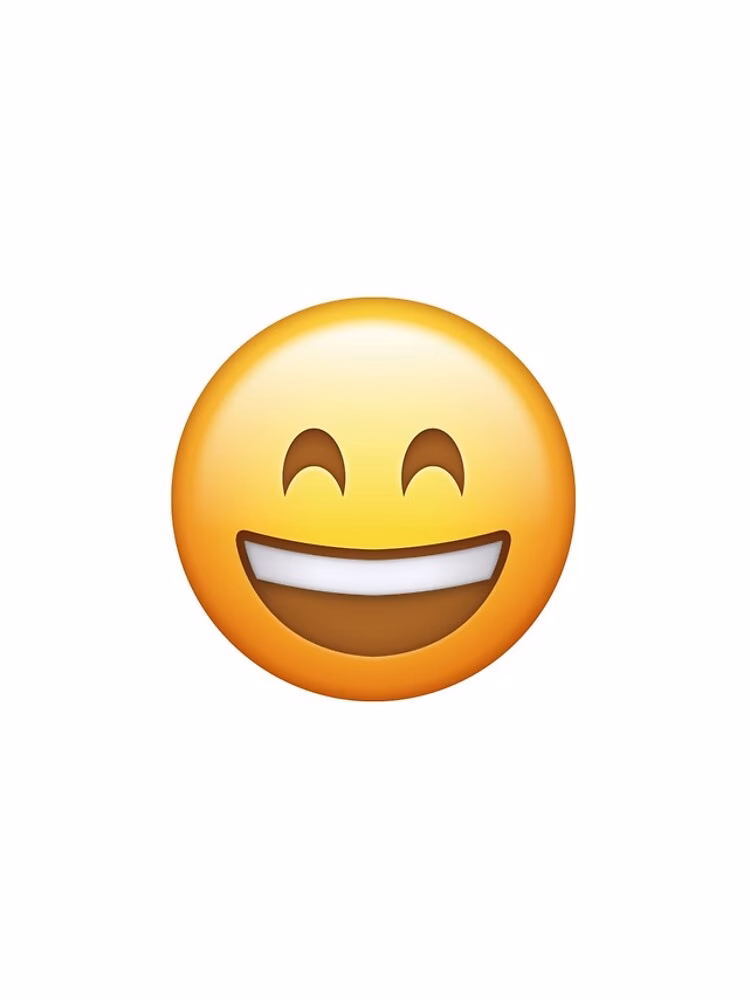 Which emojis represent happiness?