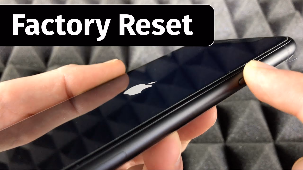How to hard reset iPhone XR without passcode?