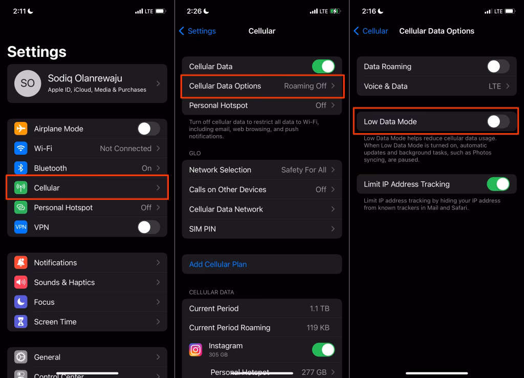 Why does my iPhone not use mobile data a lot?