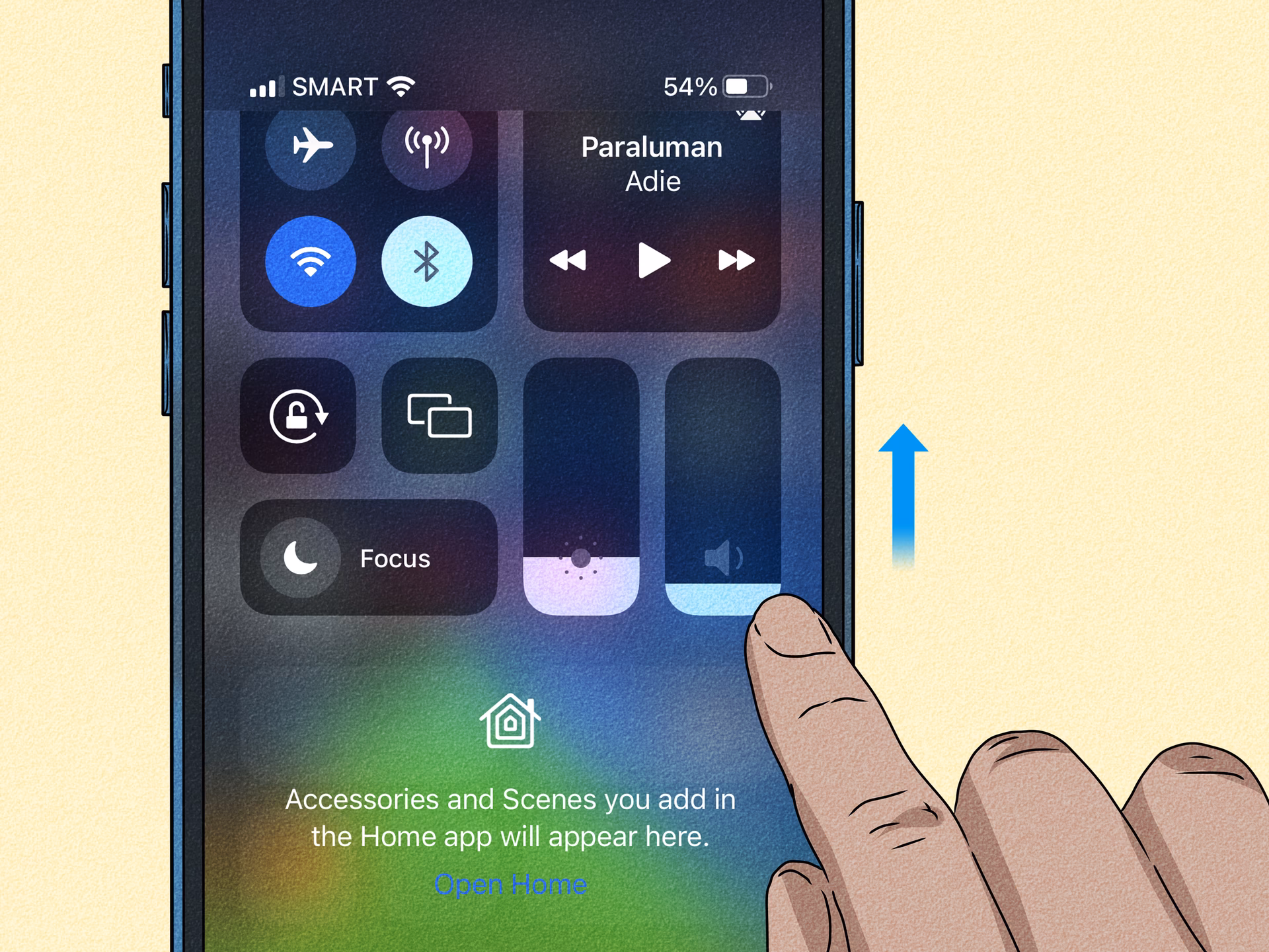 How do I adjust the volume on my iPhone?