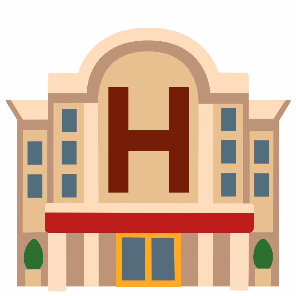 What is a hotel emoji?
