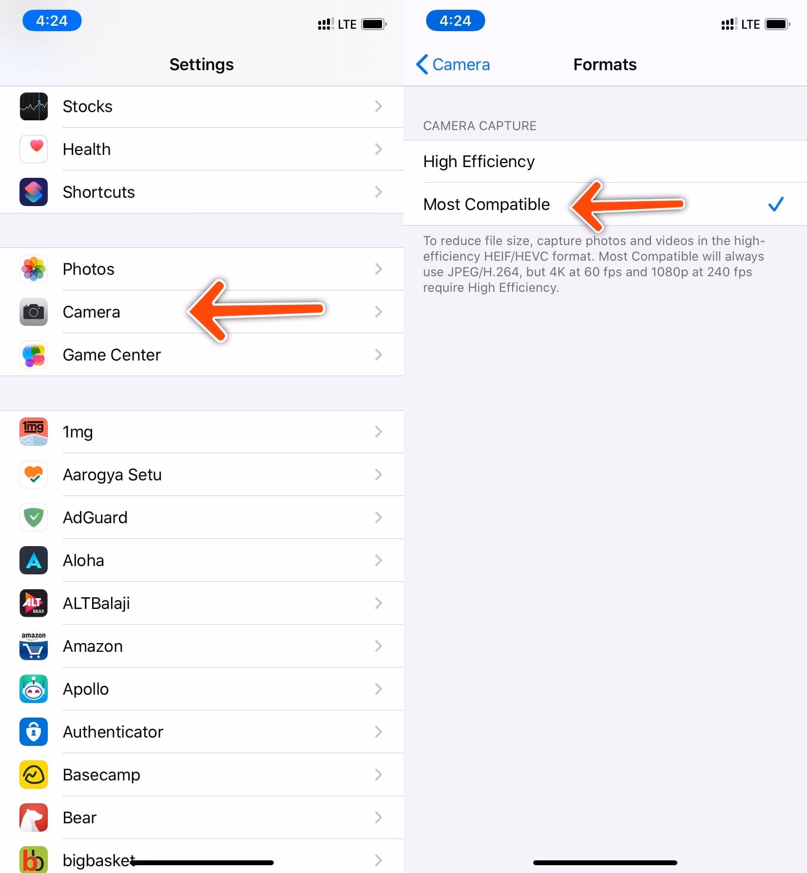 How to convert photos from iPhone to iPad?