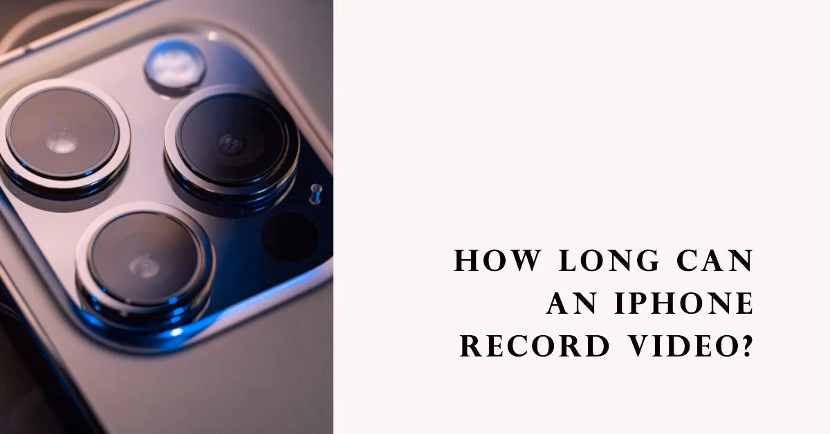 Does Apple record a video?