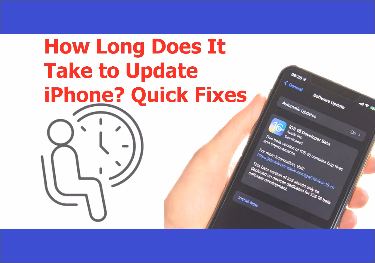 How long does iOS update take?