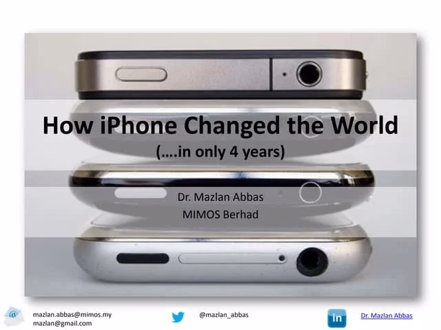 How has the iPhone changed the way we live?