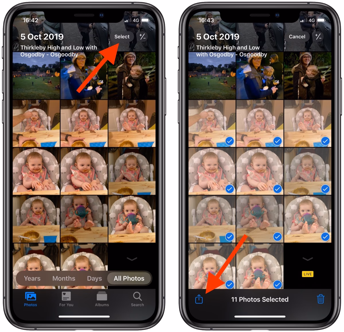 How do I create a photo album on iOS 18?