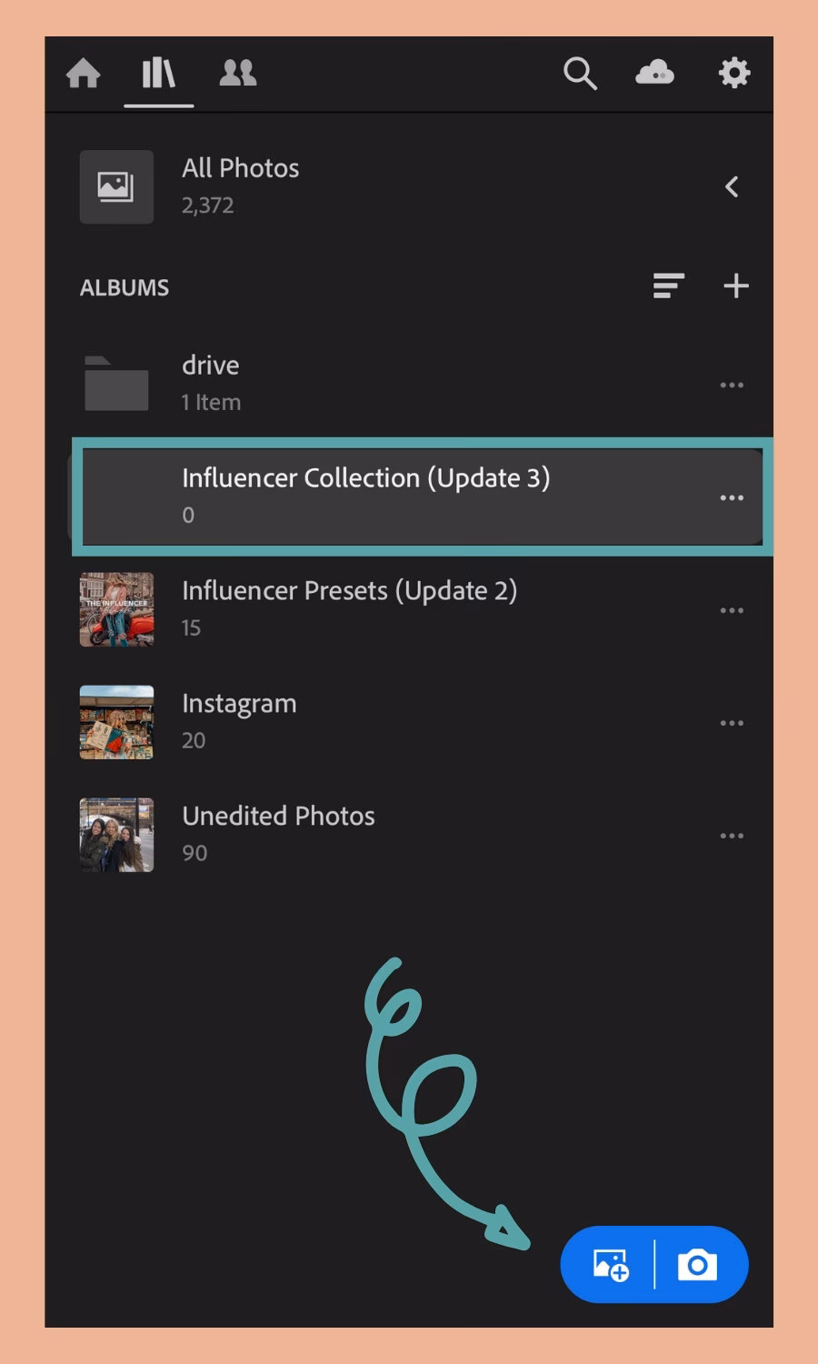 How do I move presets from desktop to mobile using Lightroom?