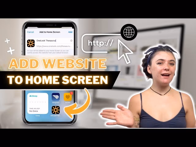 How to add a website to iPhone home screen?