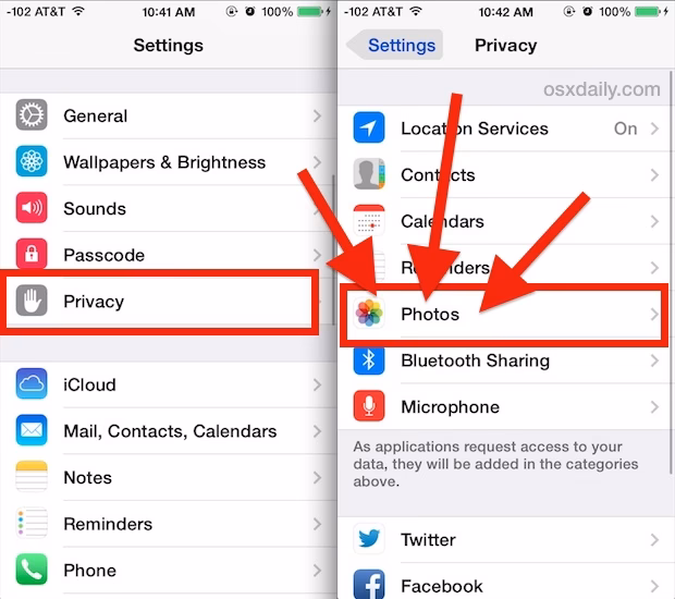 How do I manage app access to my photos in Ios 17?