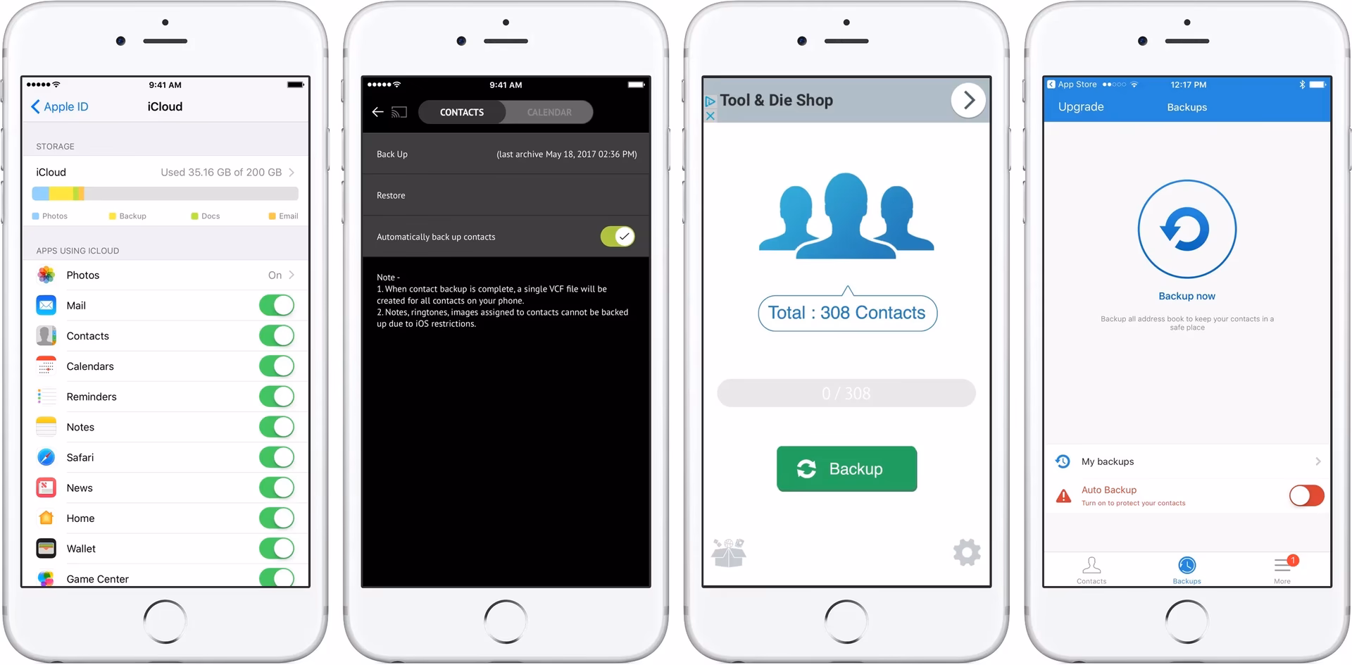 How to backup iPhone contacts without iTunes?