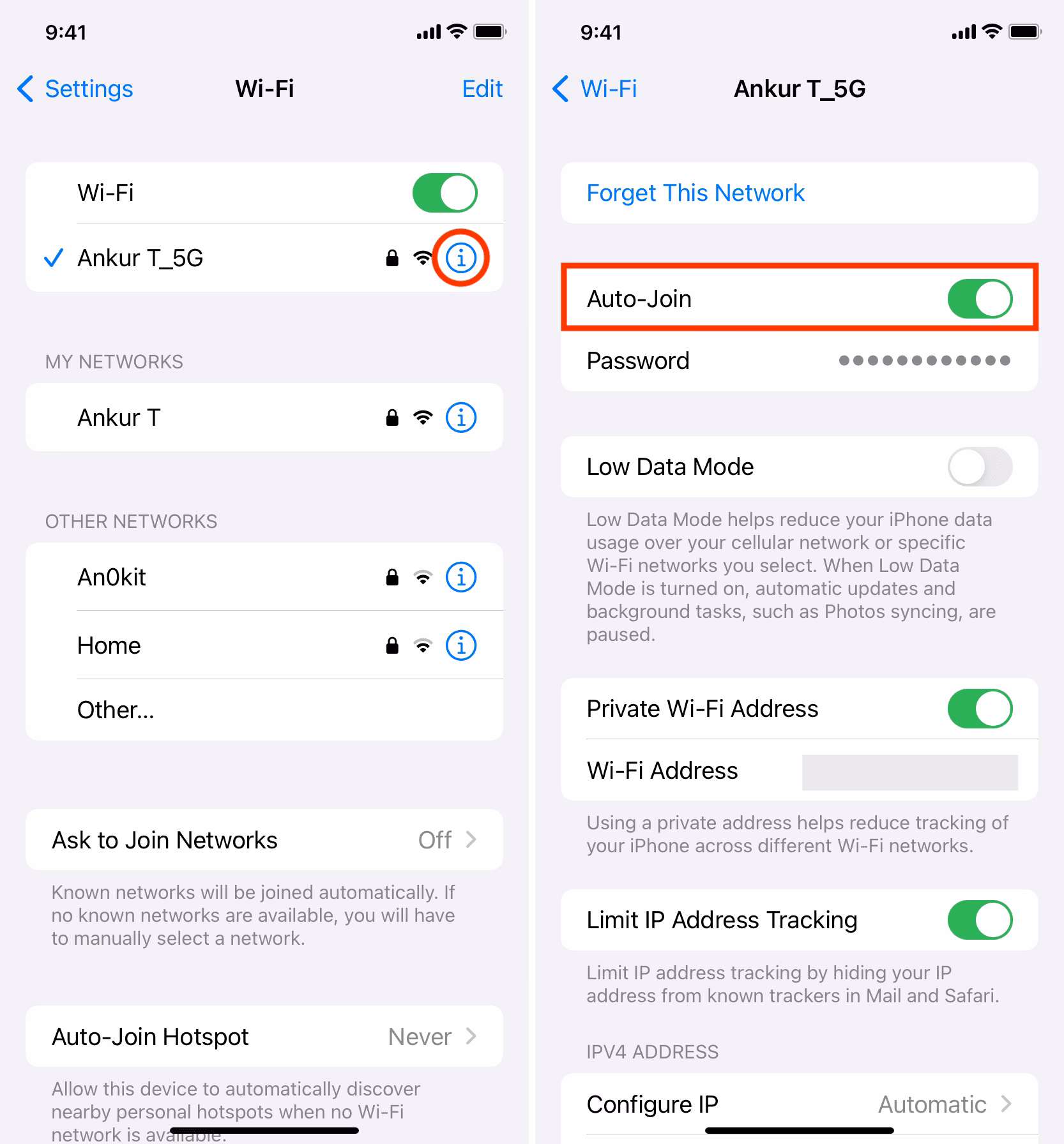 How to check WiFi signal on iPhone?