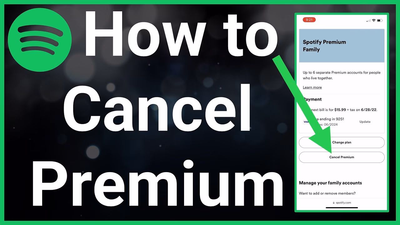How do I cancel my premium plan?