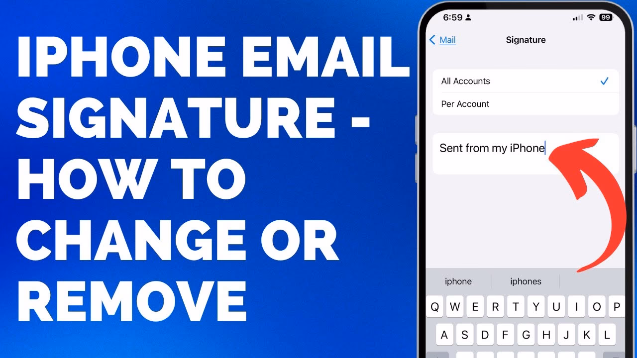 How do I change my email signature?