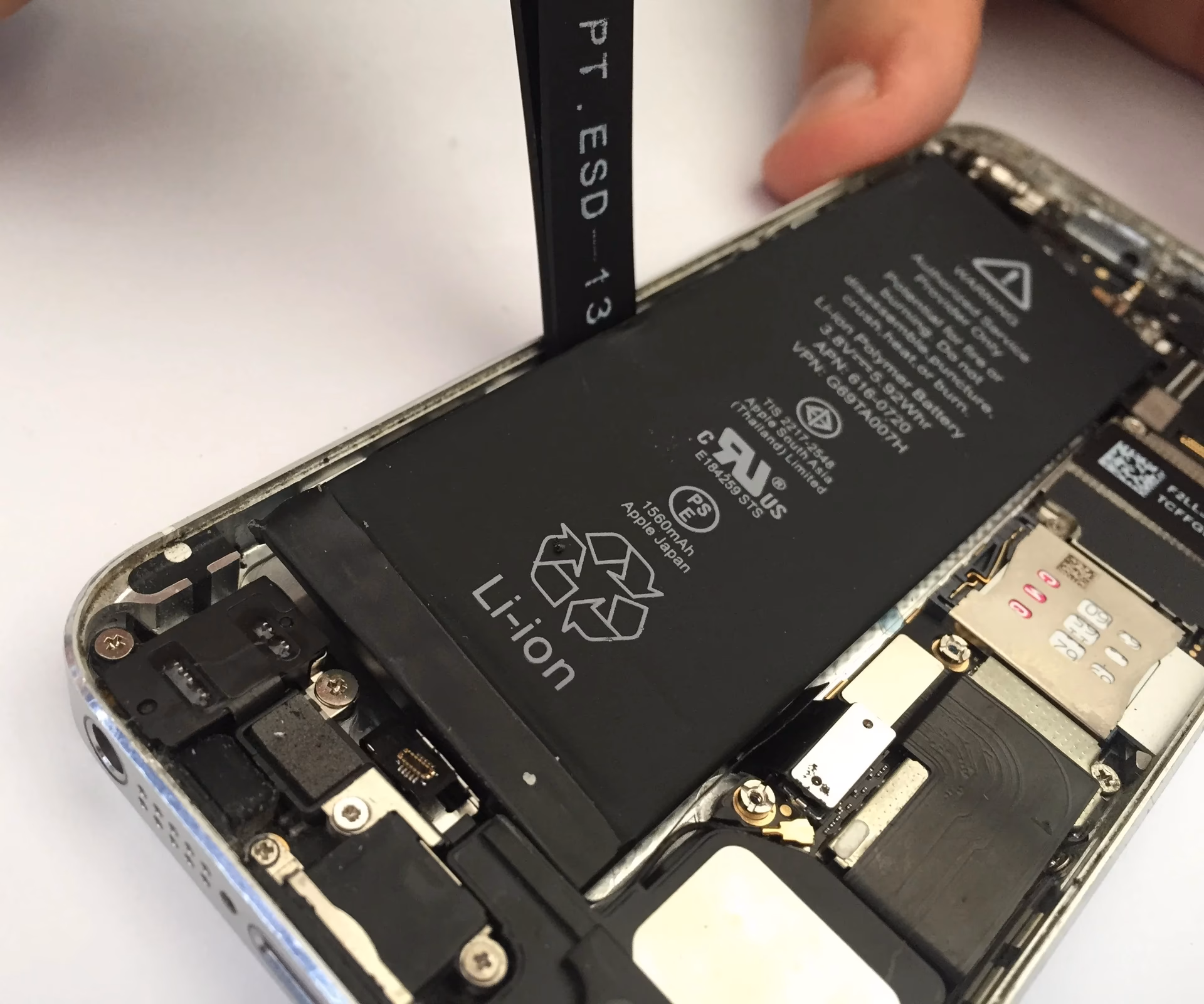 What if my iPhone 5S battery is swollen?