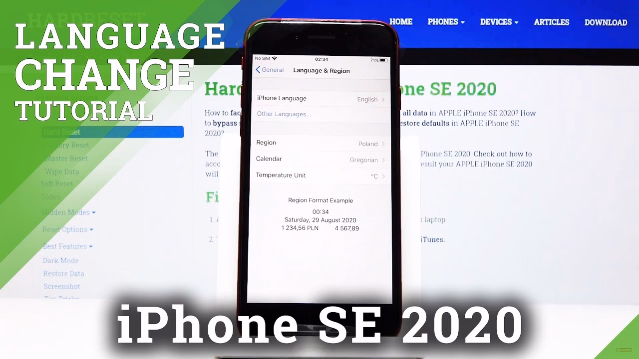 How to change keyboard language on iPhone?
