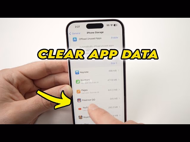 How to clear cache on iPhone?