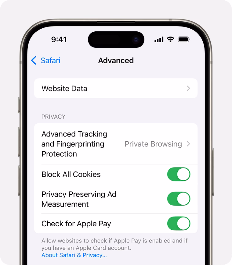 How to remove cookies from iPhone?