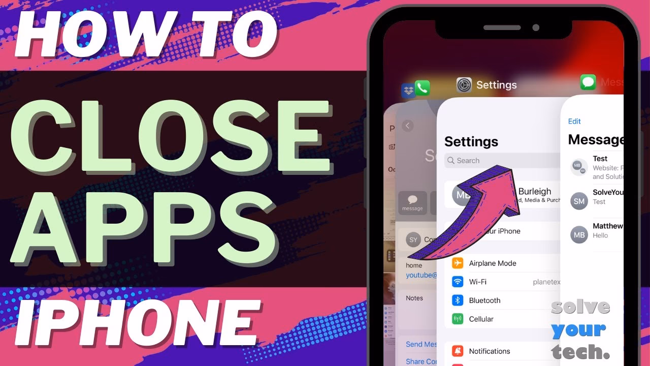 How to close multiple apps on iPhone?
