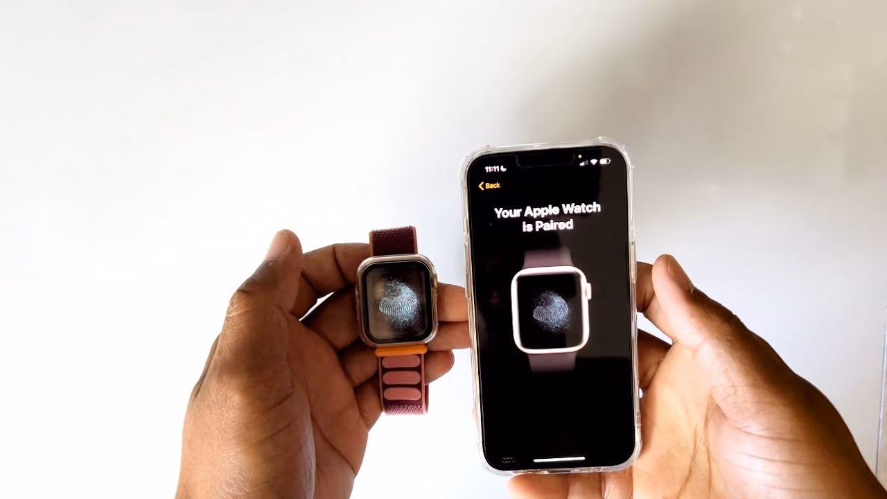 How do I set up my Apple Watch on my new iPhone?