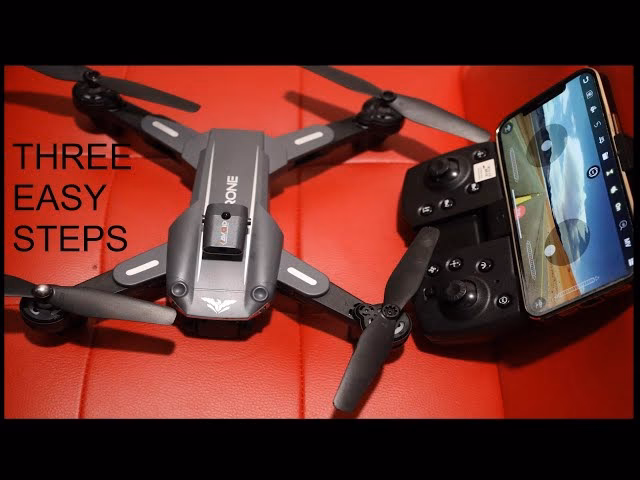 How do I connect a drone to my phone?