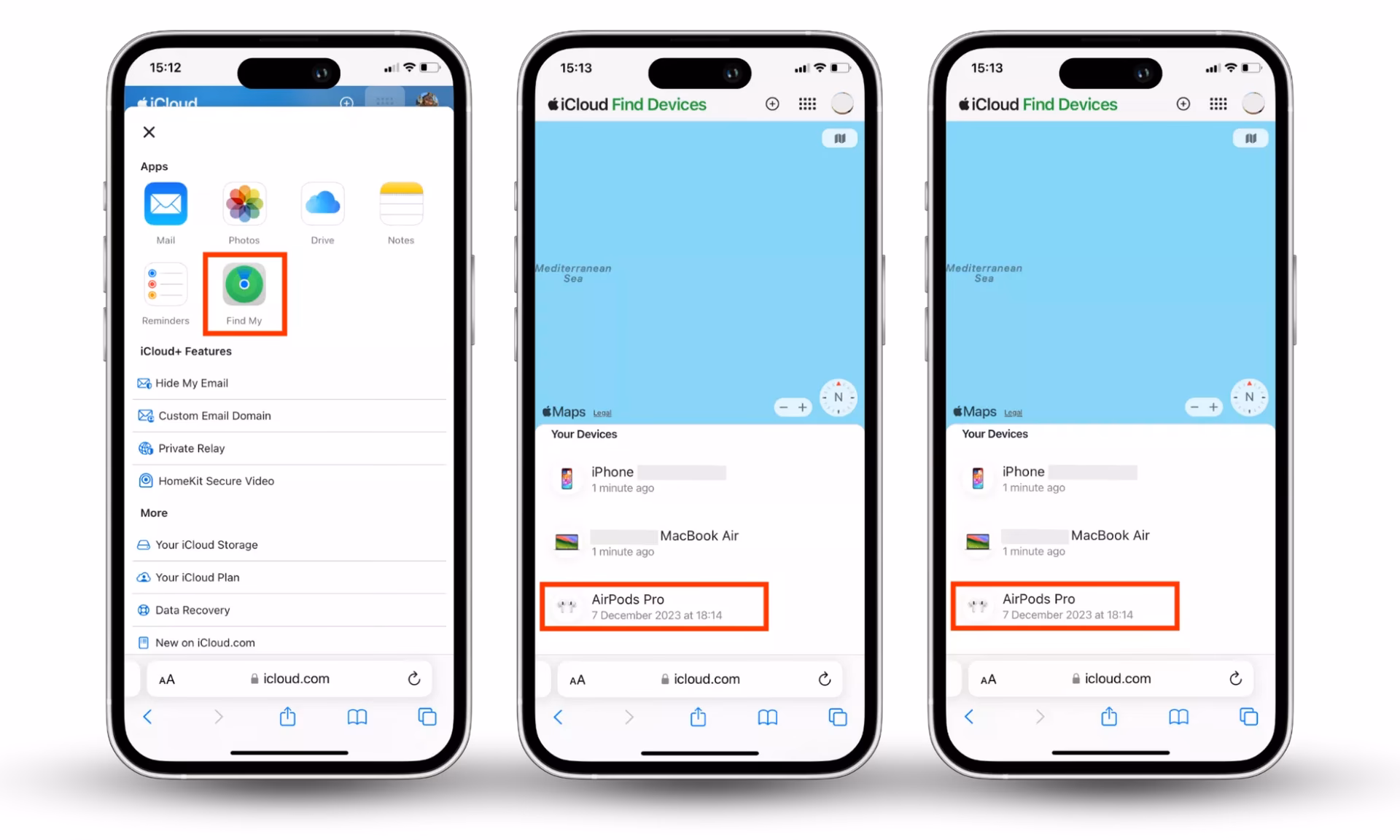 How do I disable AirPods tracking?