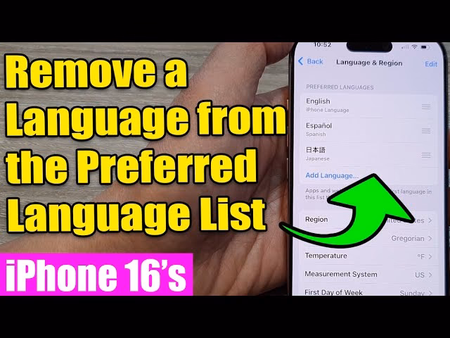How do I delete a language?