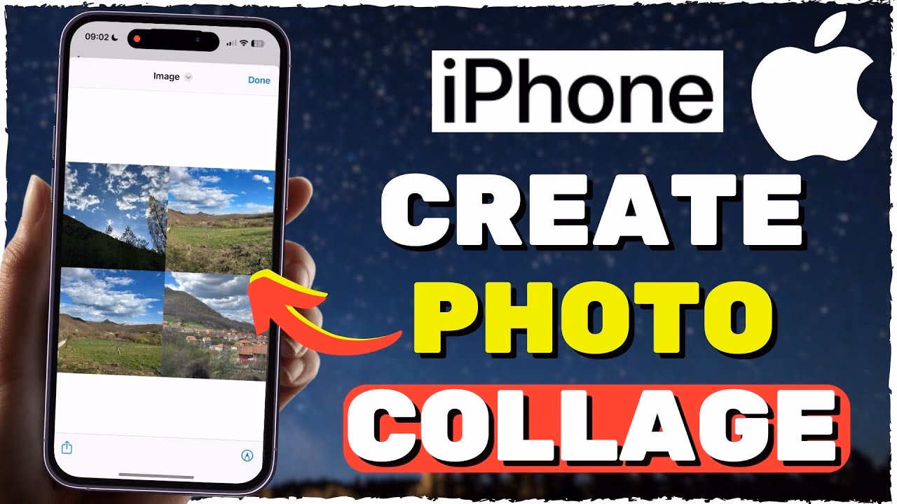How to make a collage on iPhone without an app?