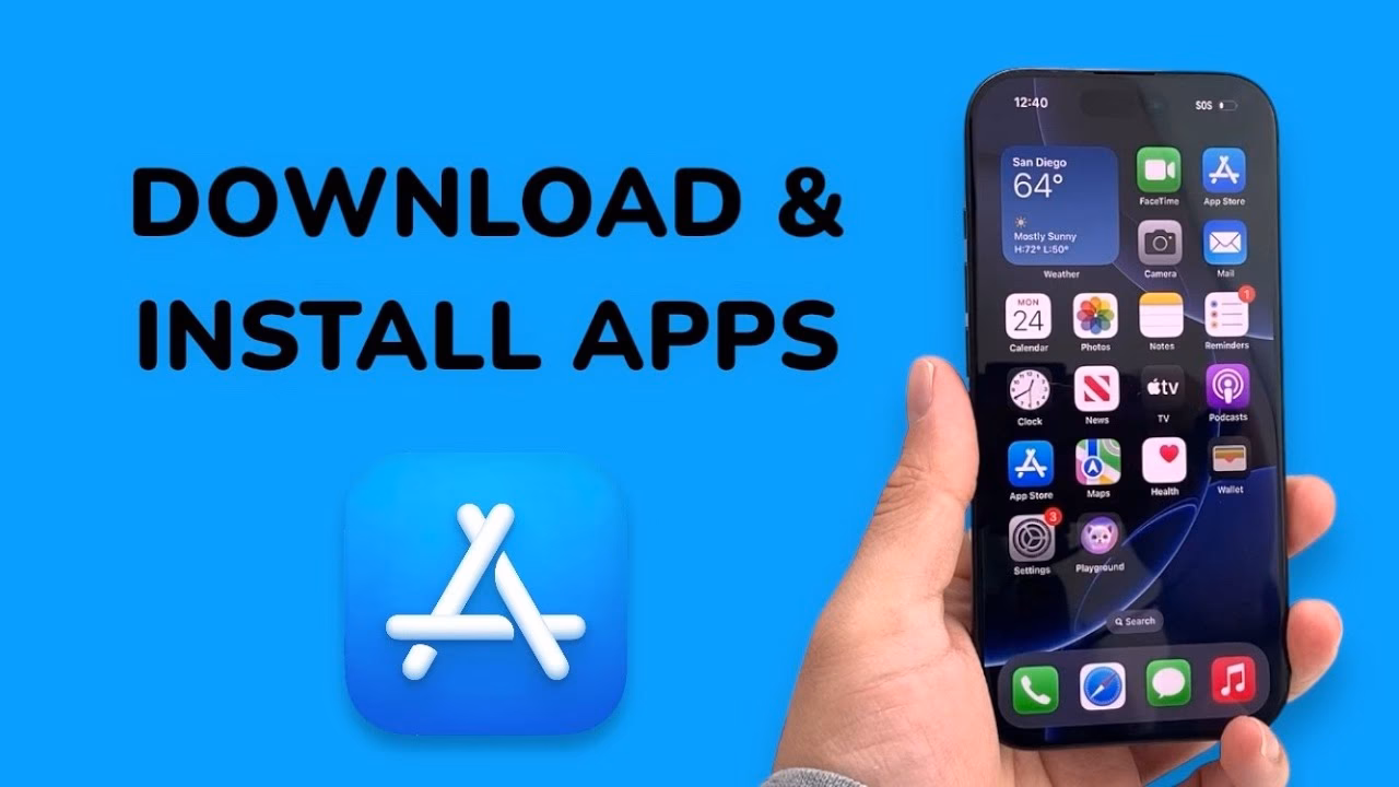 How do I install apps on my iPhone?