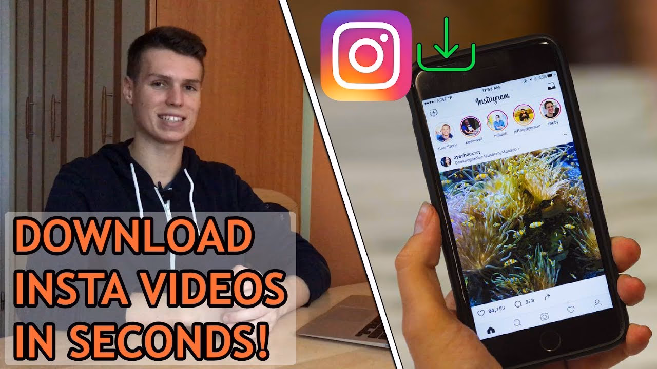 How can I save Instagram videos to my camera roll?