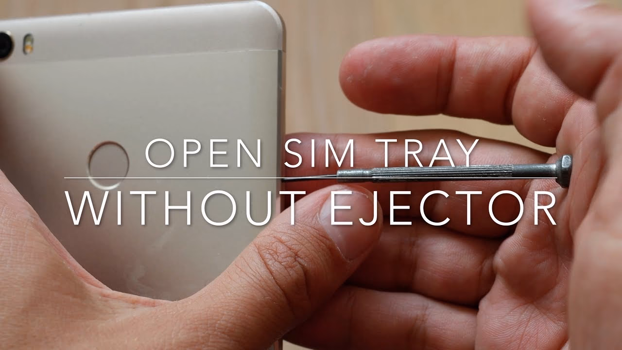 Can a paperclip eject a SIM card?