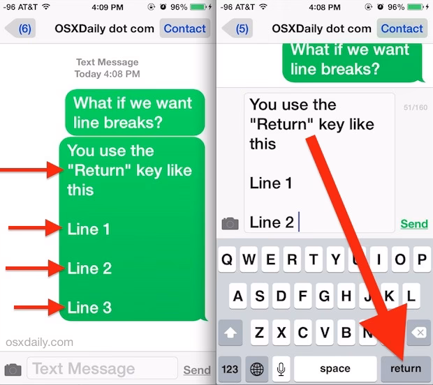 How do I enter letters on my iPhone?