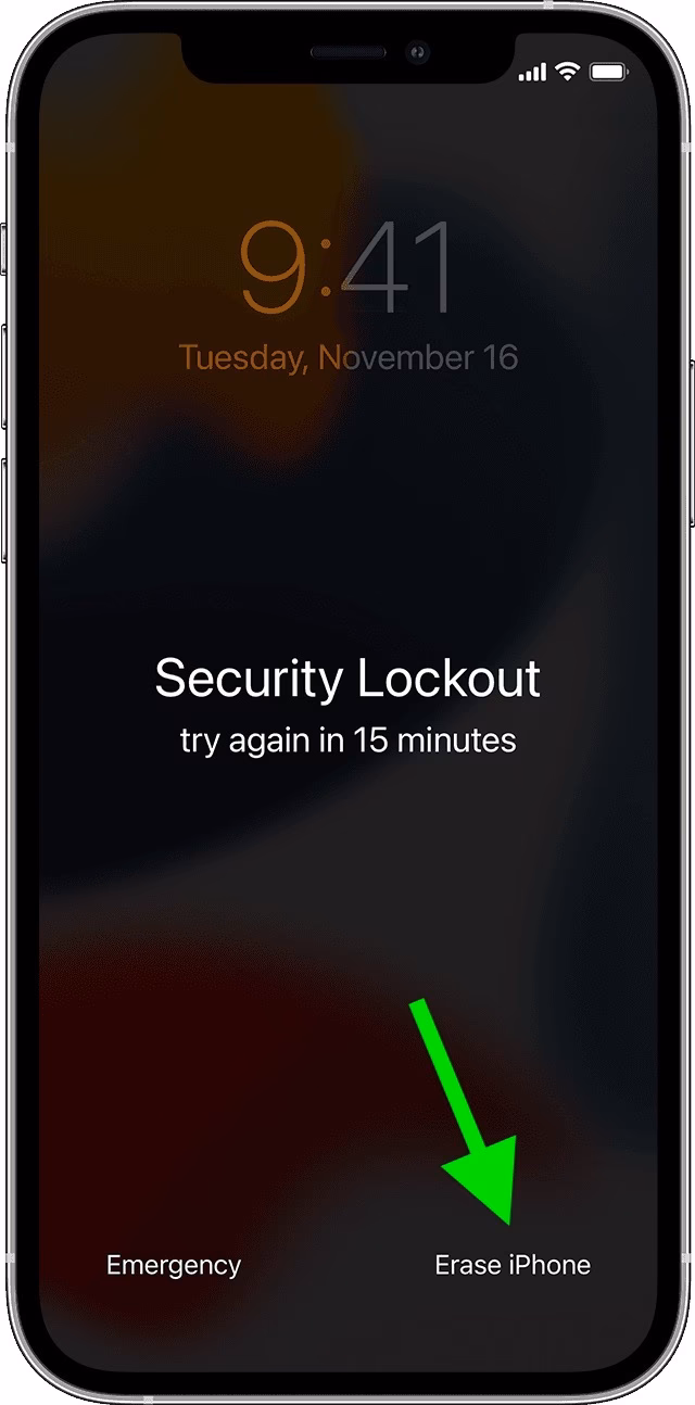 How do I Reset my locked iPhone?