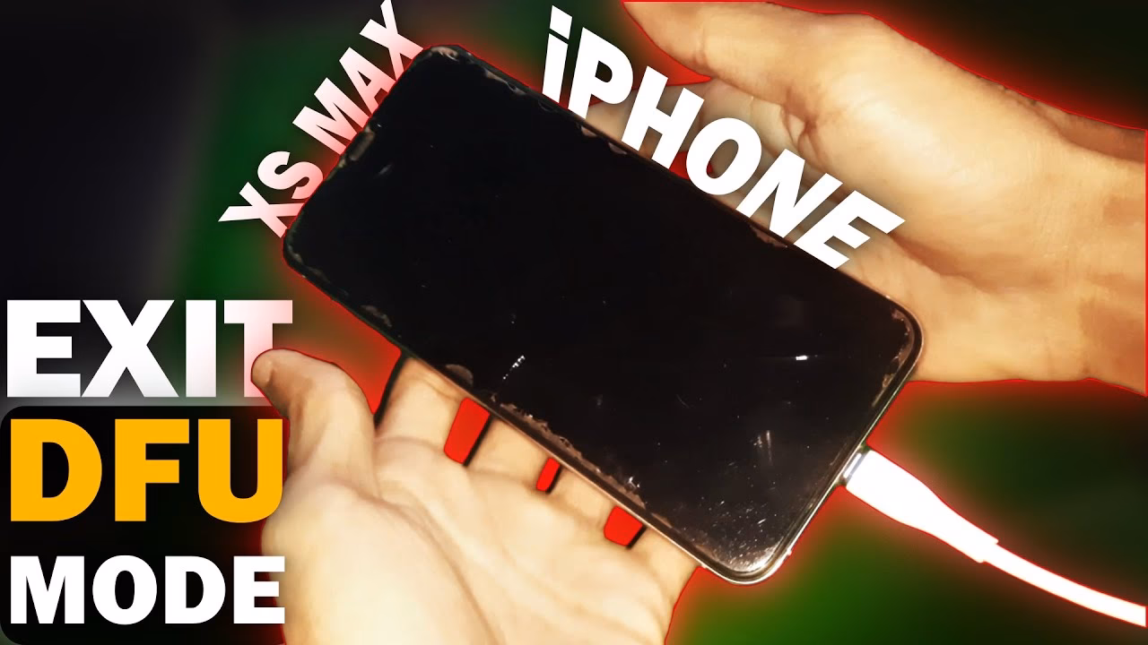 How to enter DFU mode on iPhone XR XS Max?