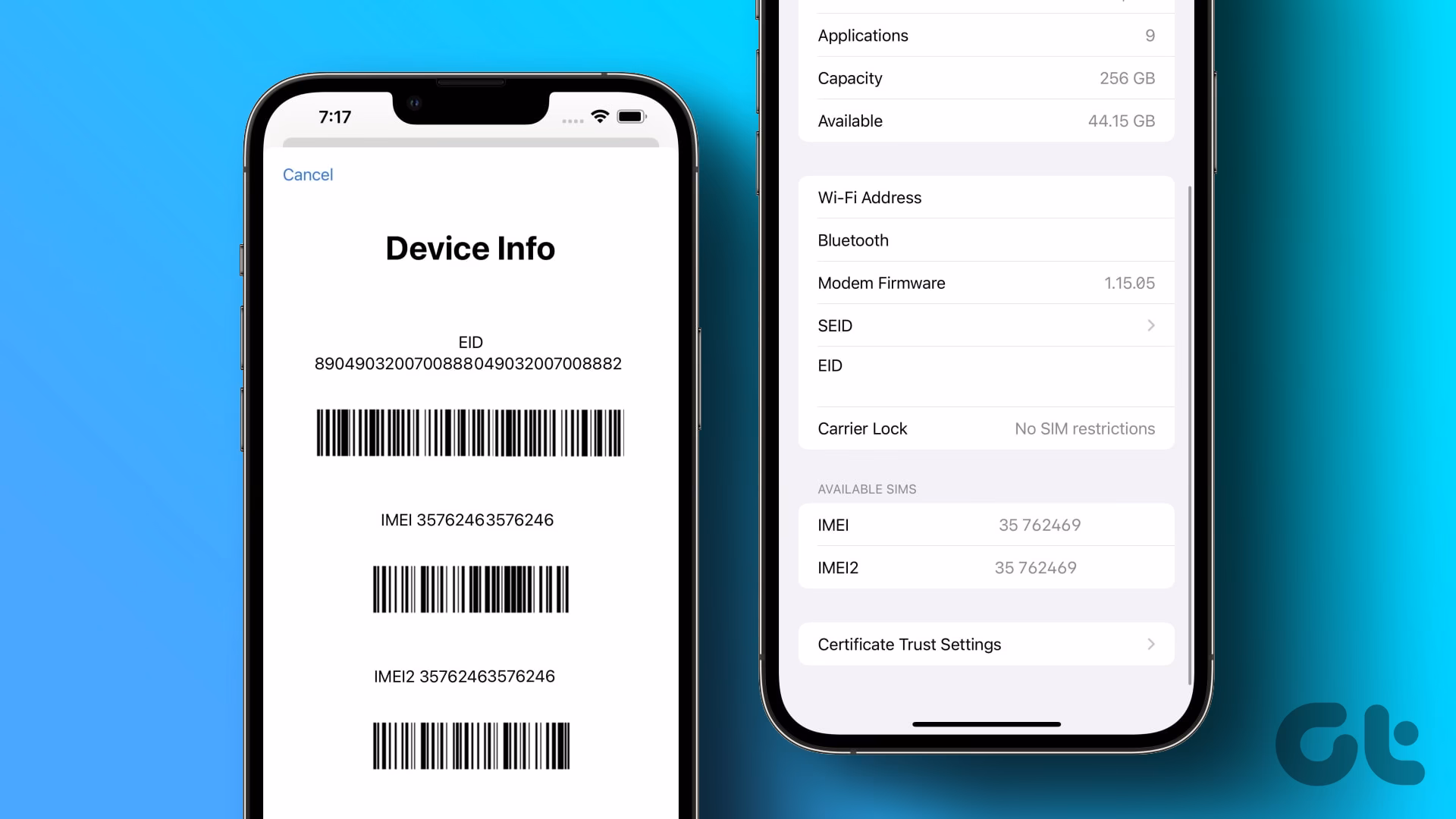 How to check IMEI & IMSI?