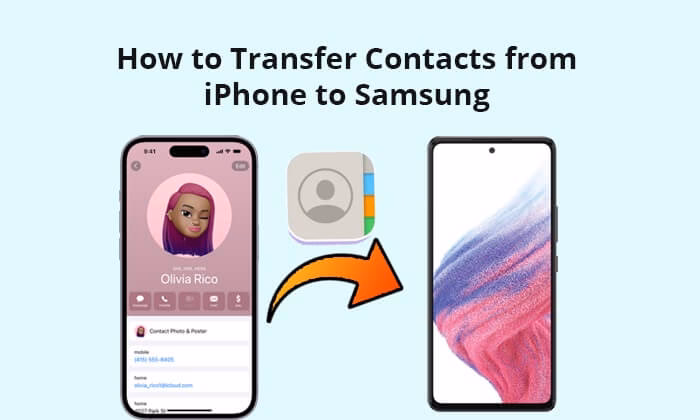 How to copy contacts from iPhone to Samsung?