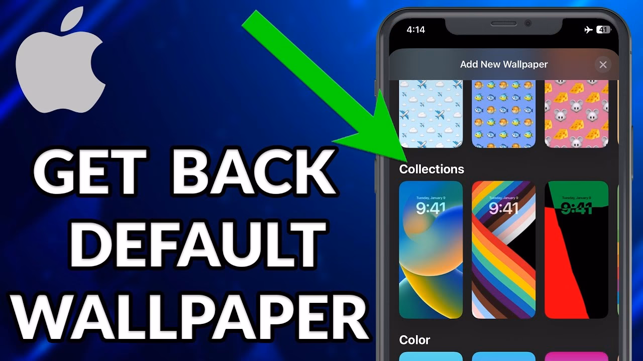 How do I get a new wallpaper on my iPhone?