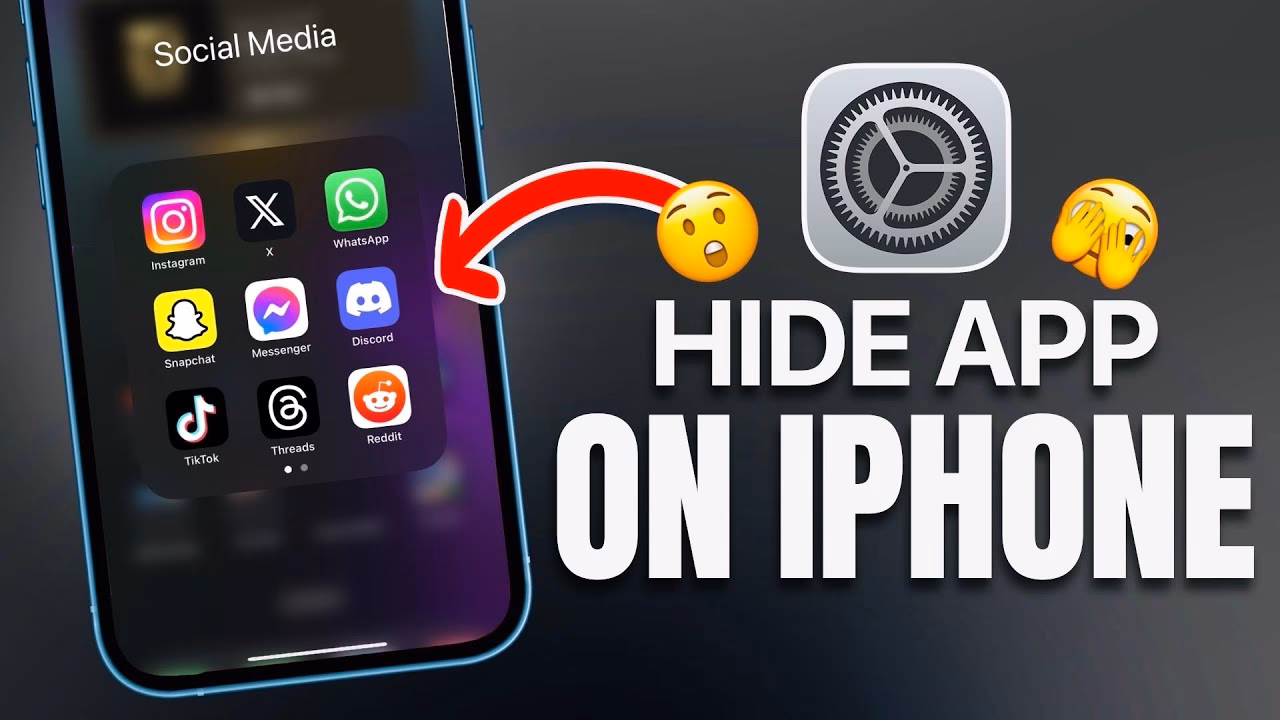 How do I lock and hide apps on iOS 18?