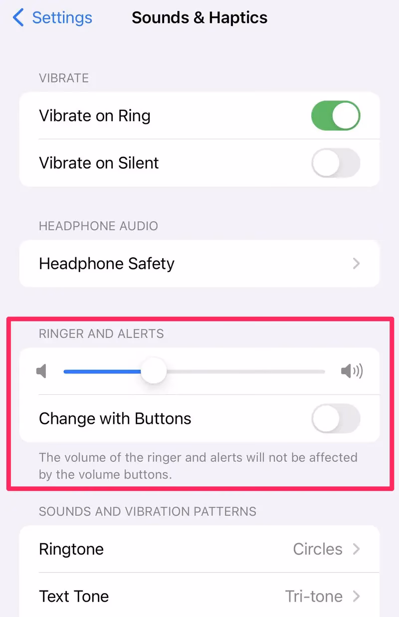 How to adjust alarm volume on iPhone?
