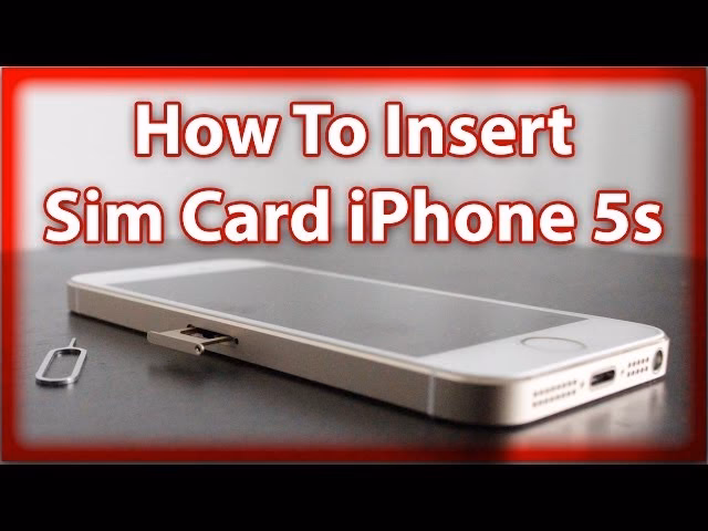 How to remove SIM card from iPhone 5?