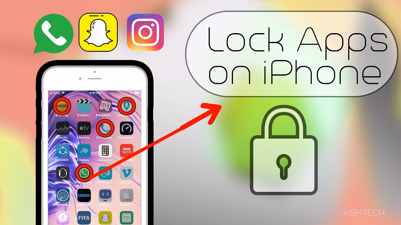 How to lock apps on iPhone without screen time?