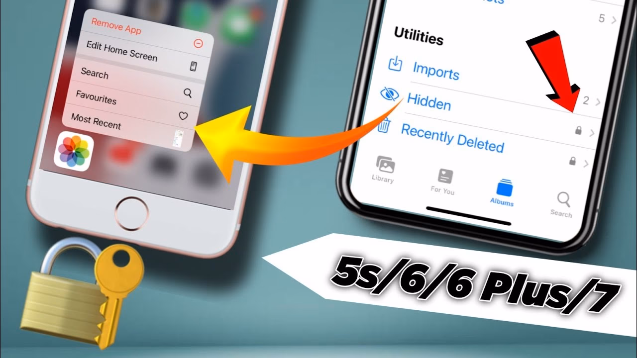 Can you lock photos on iPhone with Face ID or Touch ID?