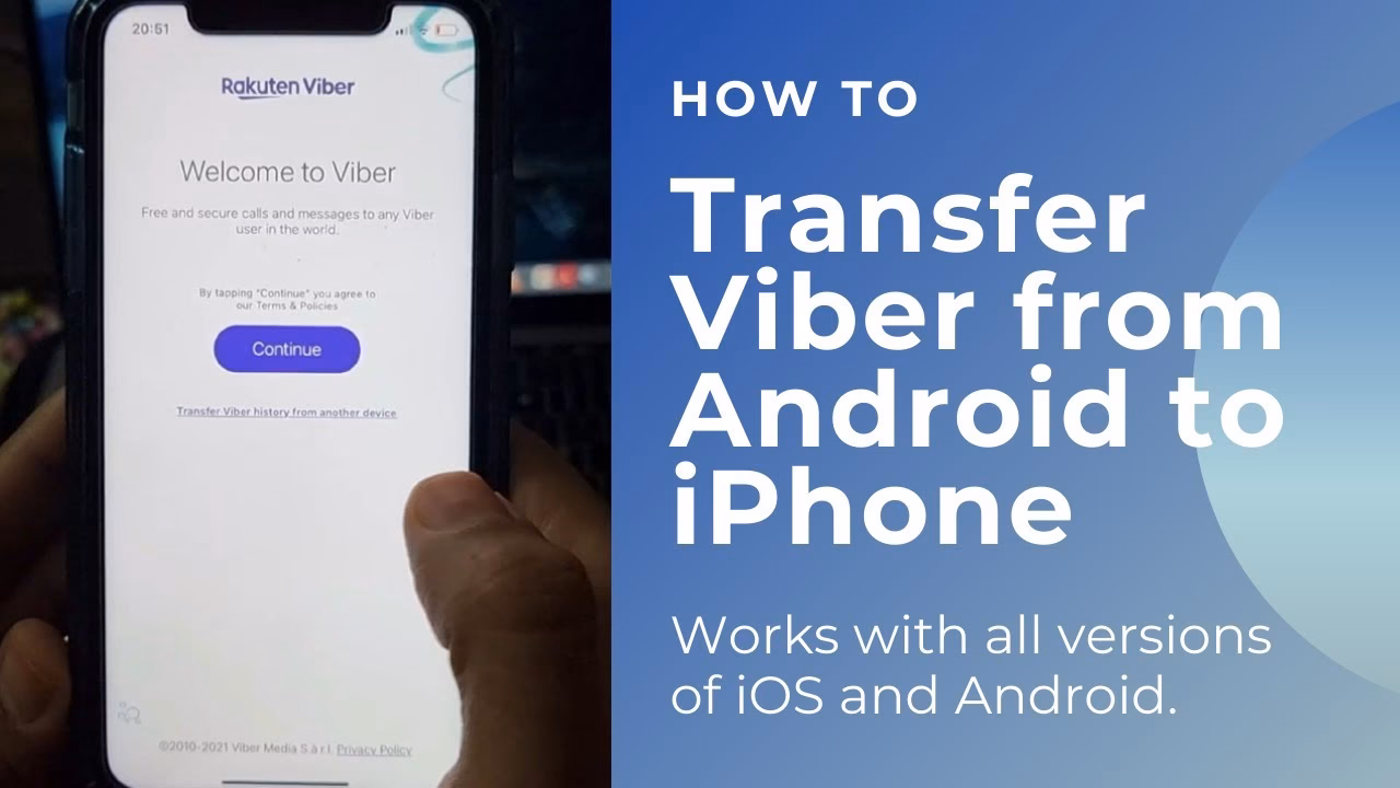 How to transfer Viber from Android to iOS with a third-party app?