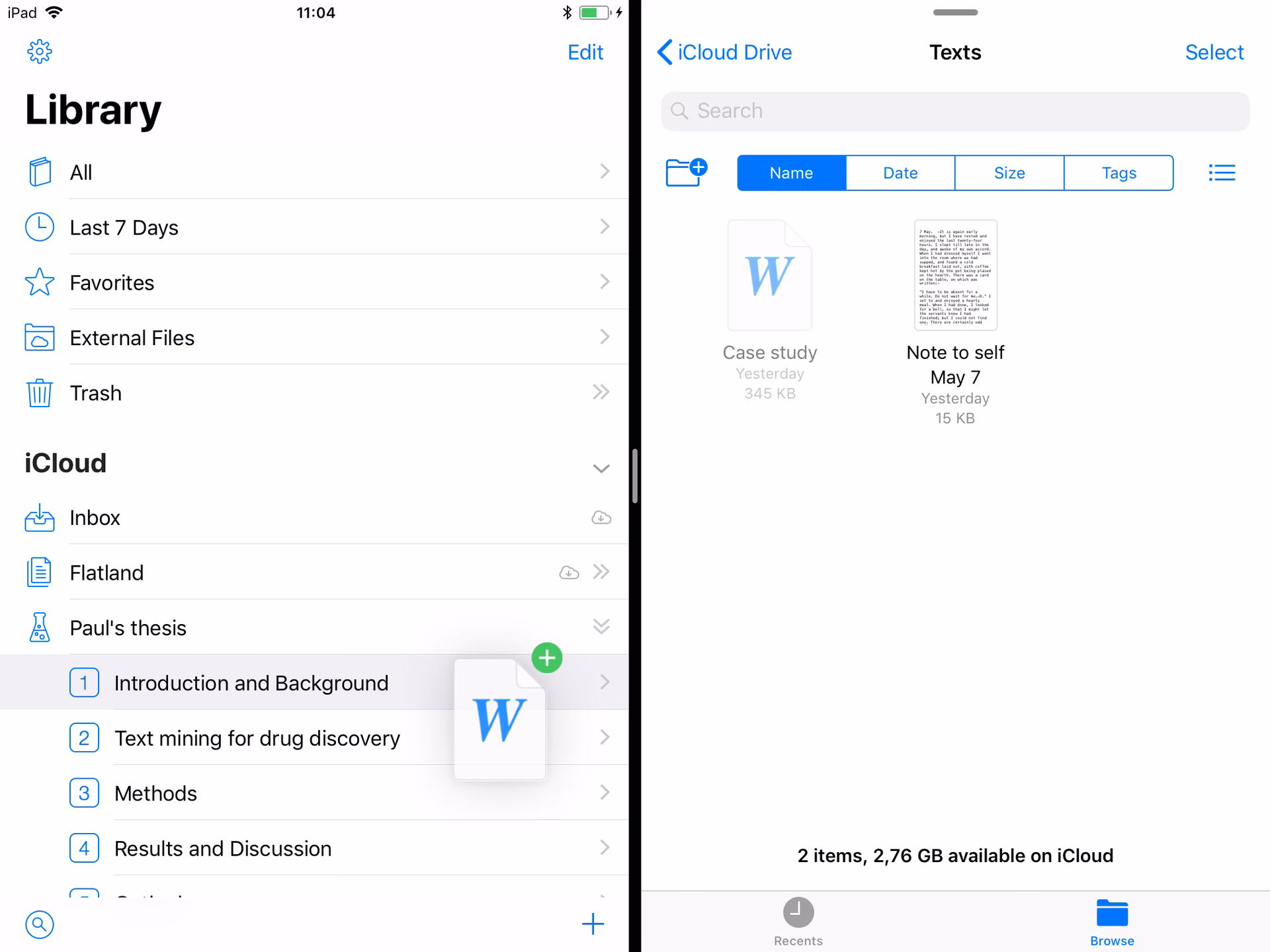 How do I create and edit txt files on iOS?