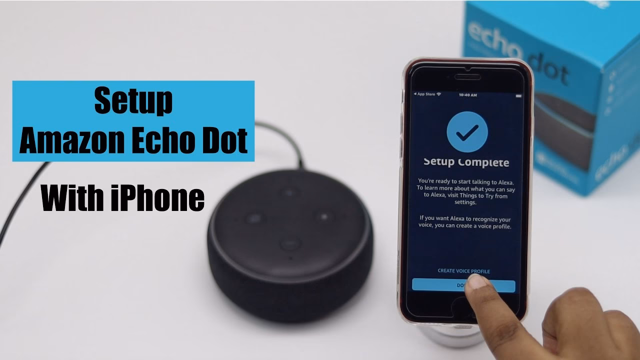 How do I connect my iPhone to my Alexa Echo?