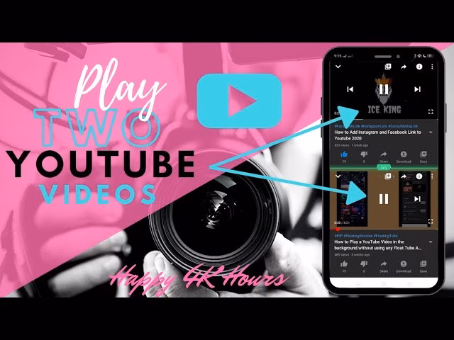 Can I watch two videos at once on my iPhone?