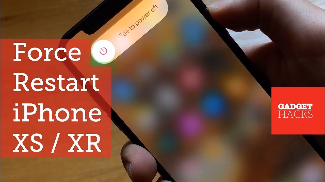 What happens if I force restart my iPhone XS?