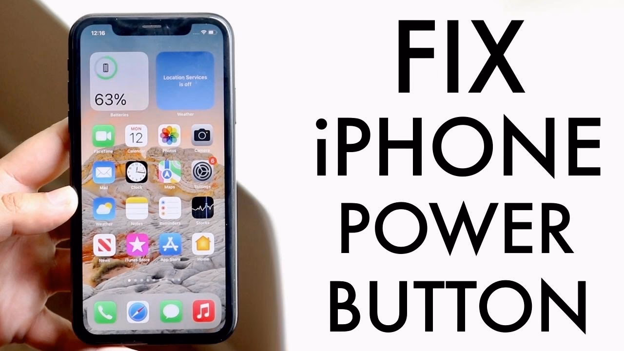 Why is my iPhone power button not working?