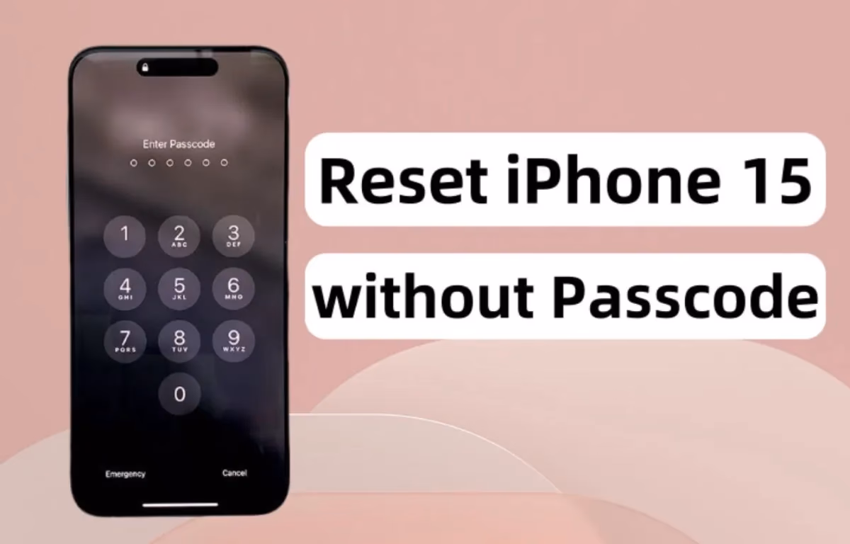 How do I factory reset my iPhone without a passcode?
