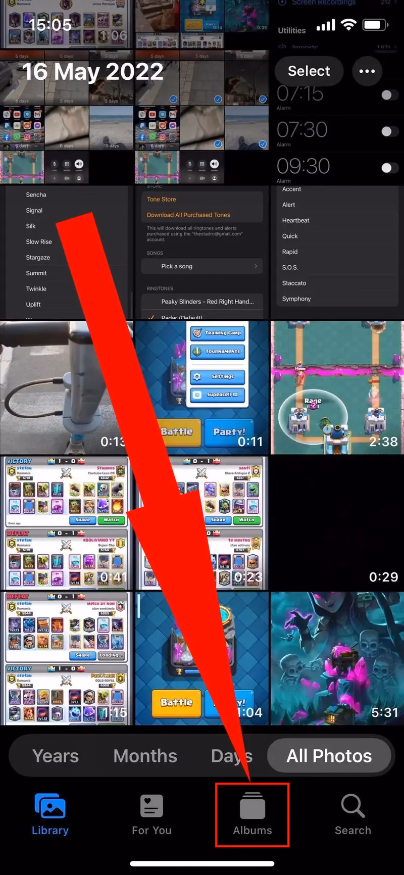 Can I recover Photos from a backup of my iPhone?