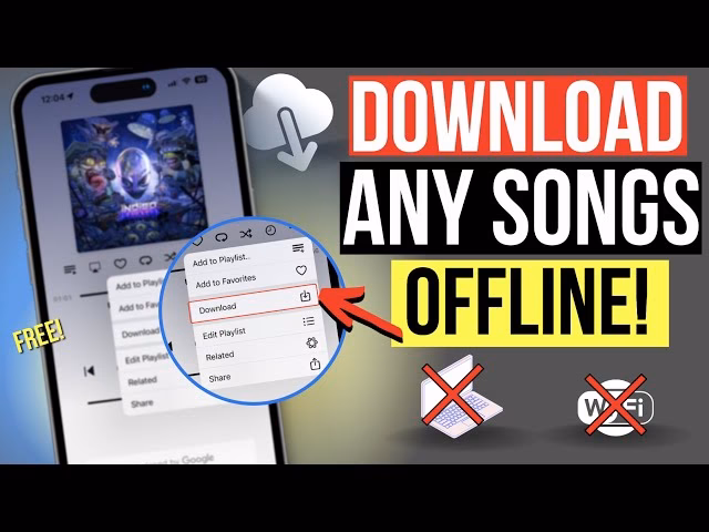 How do I save a song to my iPhone?